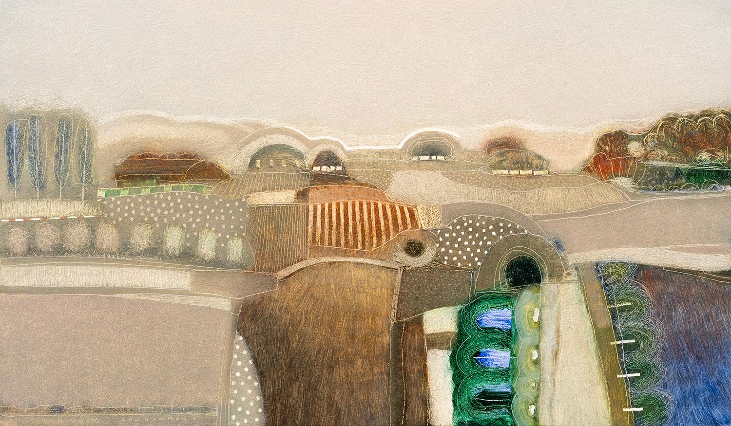 L'air d'octobre - Contemporain Mixed Media Art par Rob Van Hoek