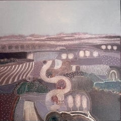 Secretly Wishing for Rain: Framed Oil on Canvas Landscape, 2026