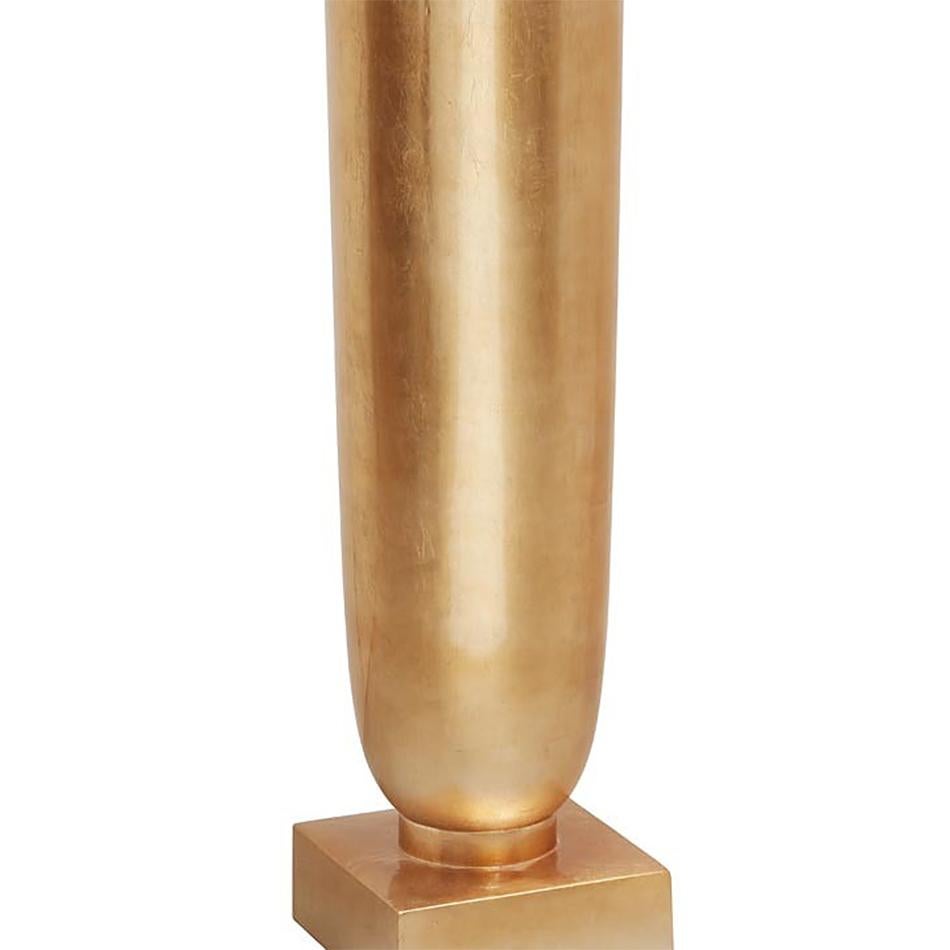 Contemporary Rob Vase in Gold Finish For Sale