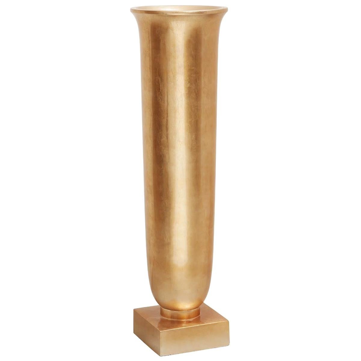 Rob Vase in Gold Finish