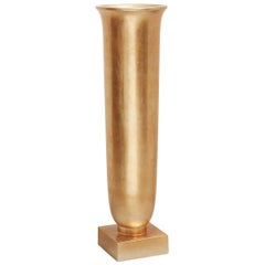 Vase in Goldoptik, aus Gold