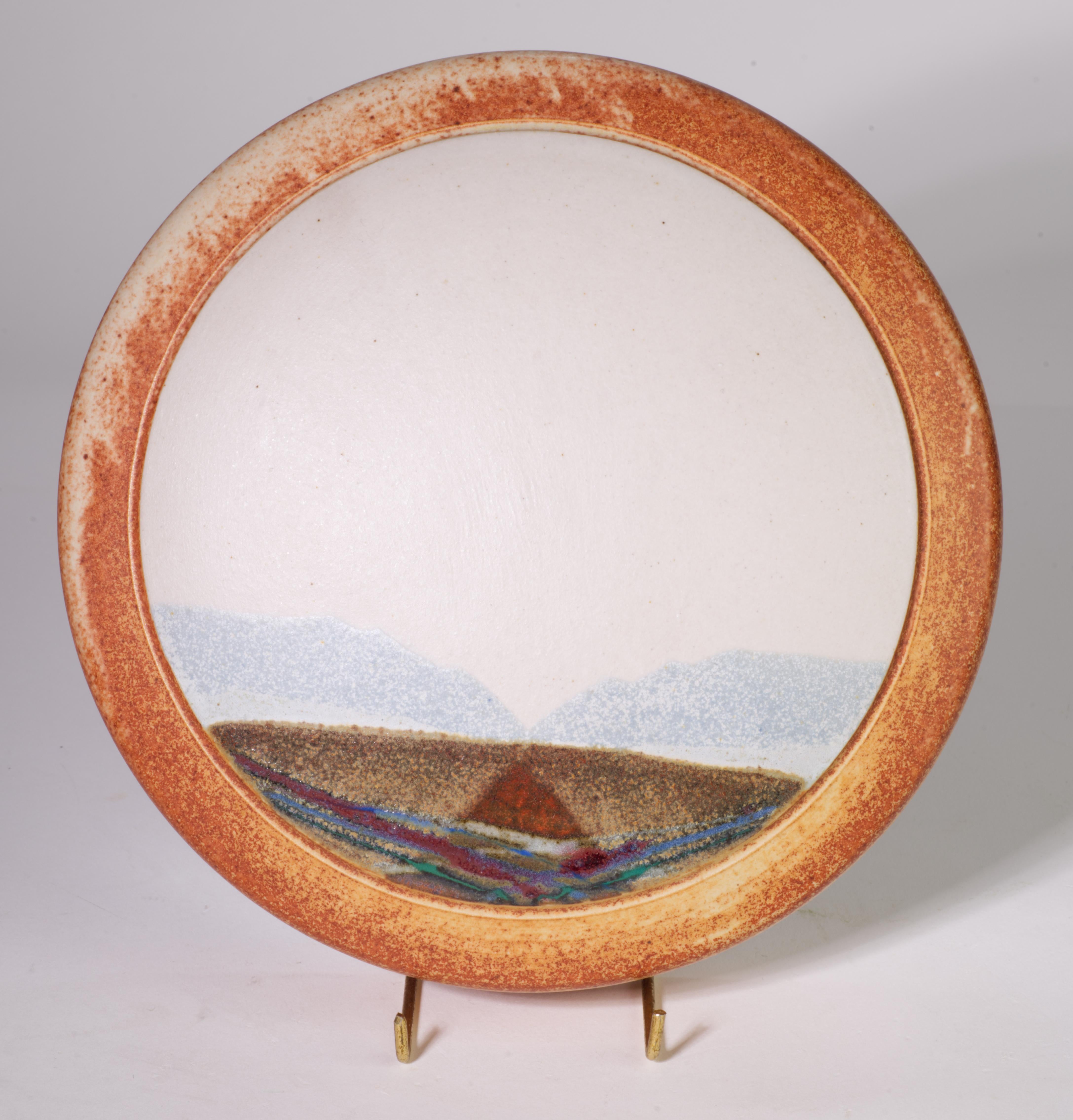 Vaso con coperchio di Rob Wiedmaier, Studio Pottery organico d'arte moderna In condizioni buone in vendita a Clifton Springs, NY
