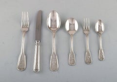 Robbe & Berking, Germany, Large Complete Old Danish Service for 18 People