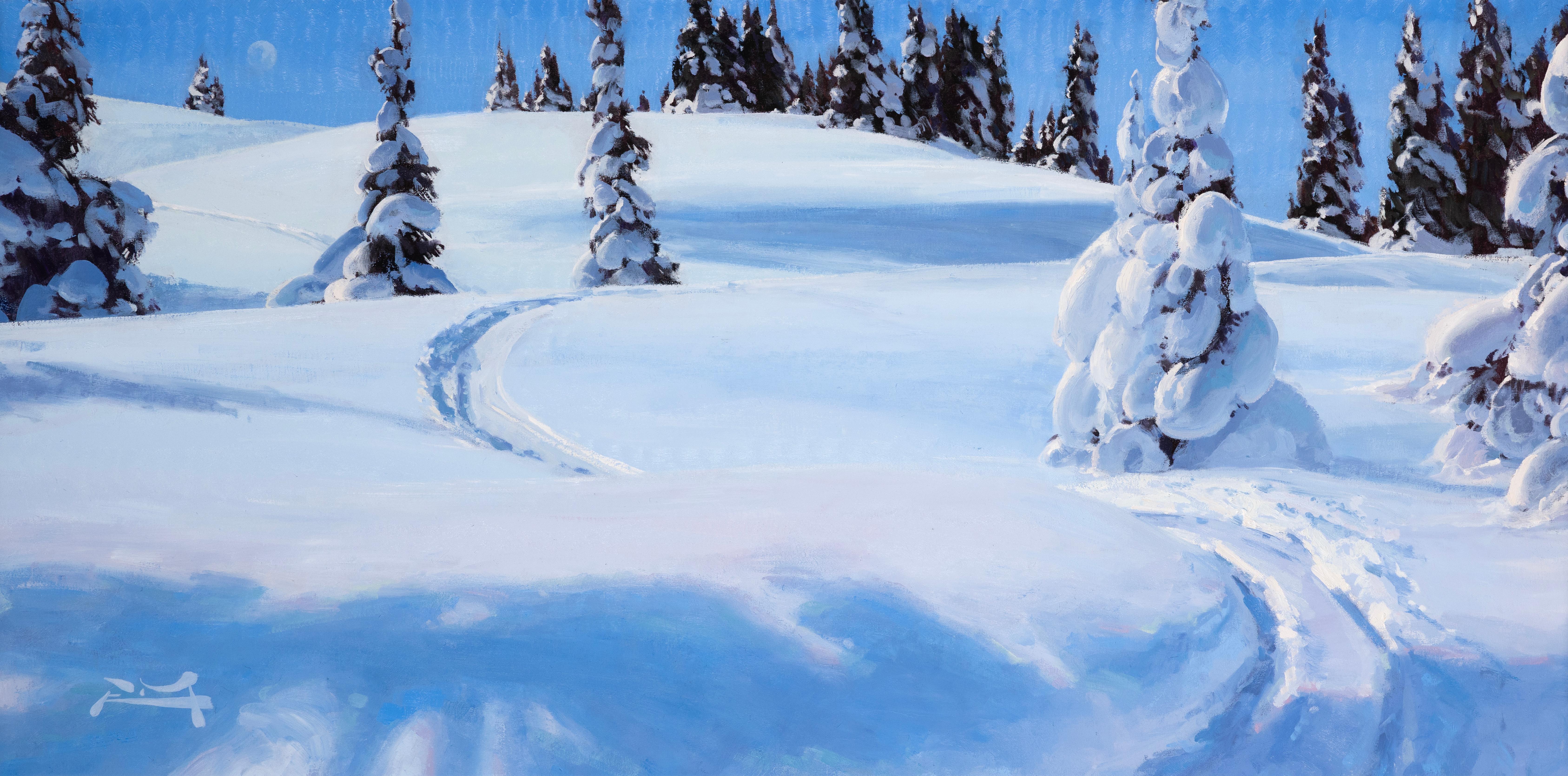 Landscape Painting Robbie Moore - A Winding Trail