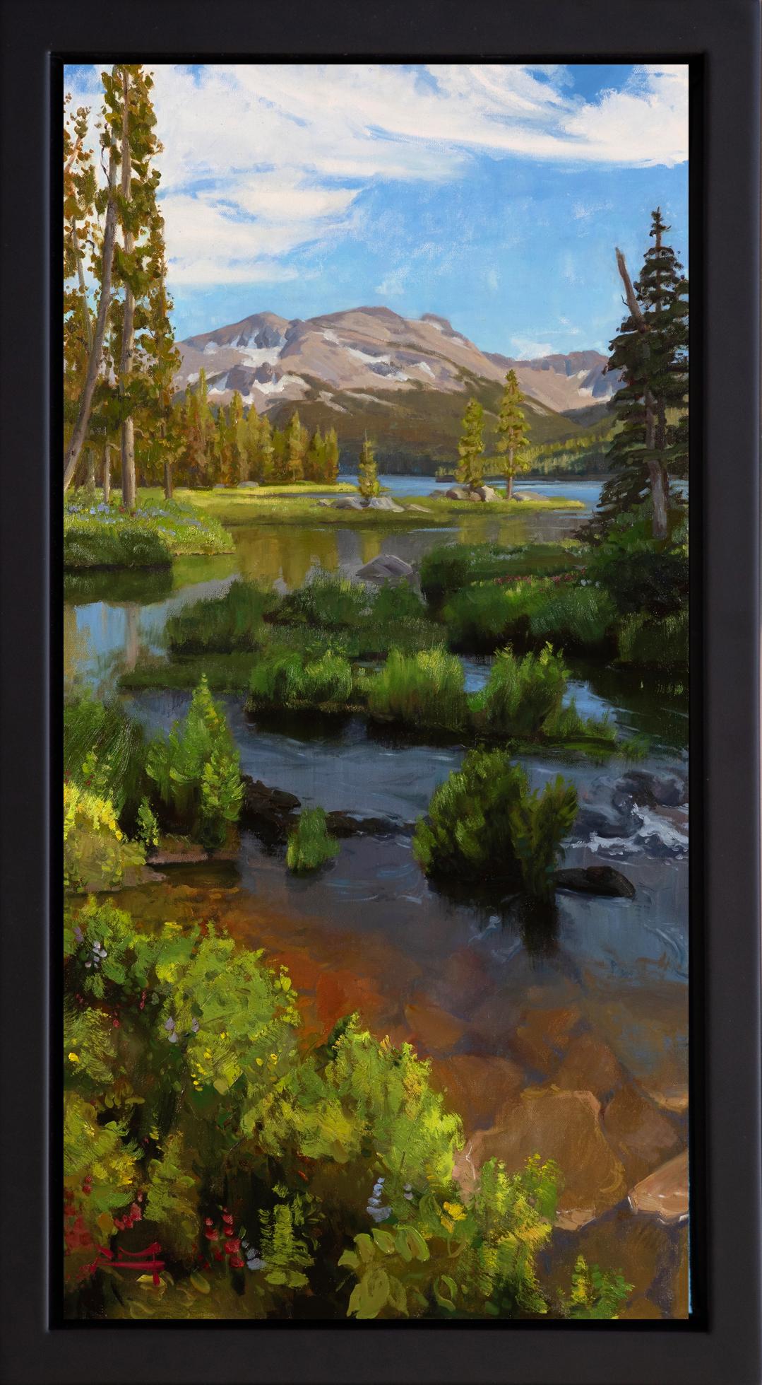 Gebirgswasser – Painting von Robbie Moore
