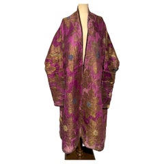 Mid-19th-Century Silk Brocade Coat