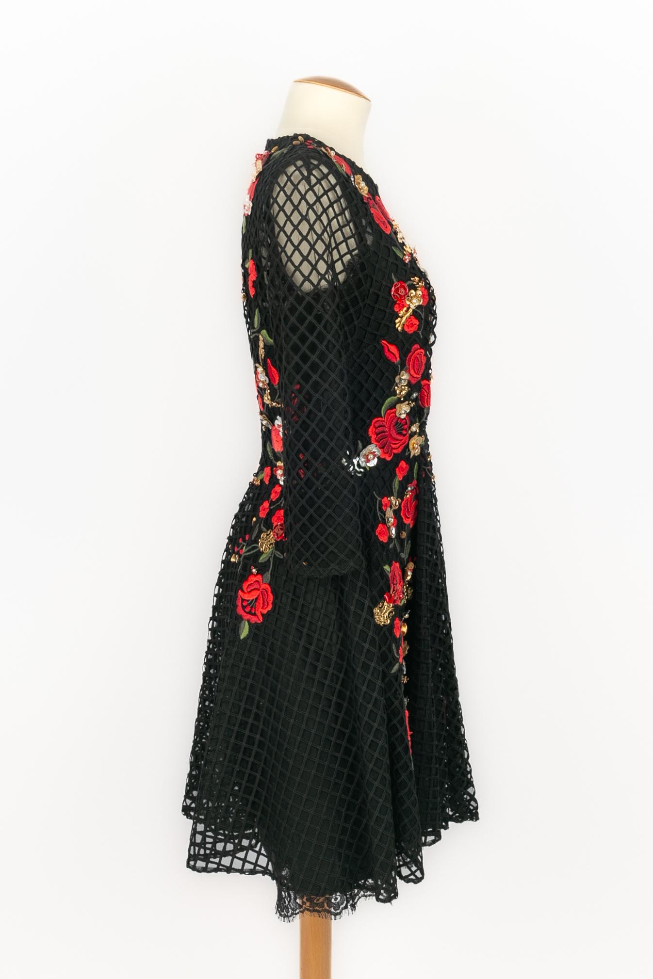 Robe Dolce & Gabbana Eté 2015 (Grau) im Angebot