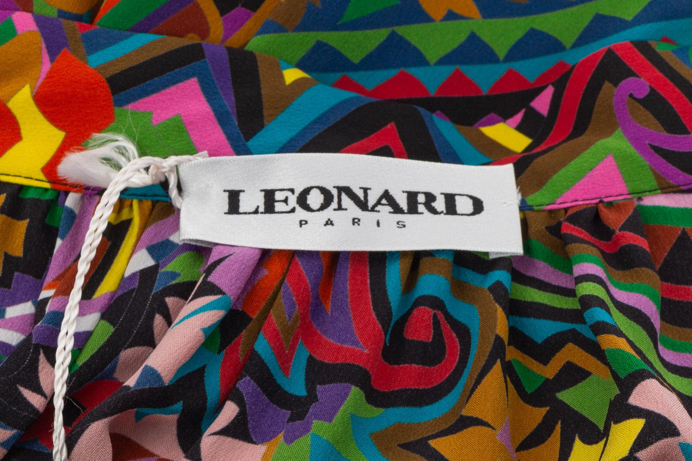 Robe en soie Léonard Automne 2021 For Sale 4