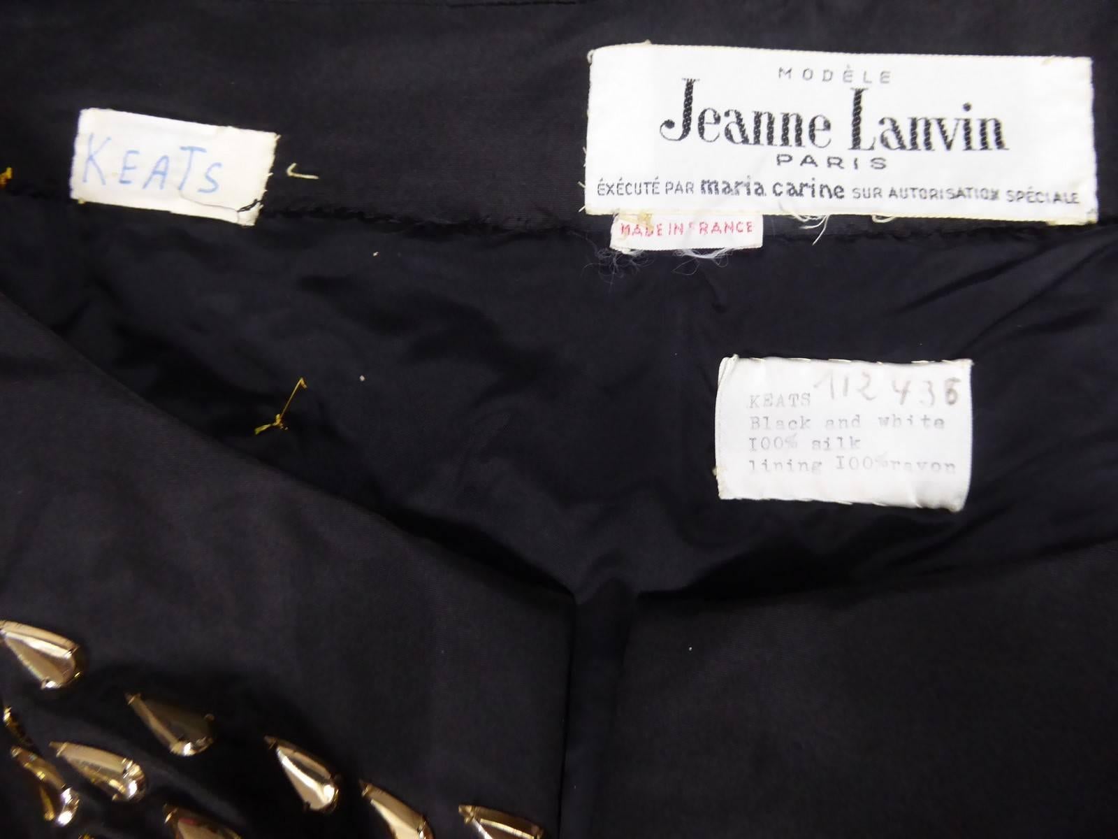 Jeanne Lanvin Haute Couture Dress, 1960 3