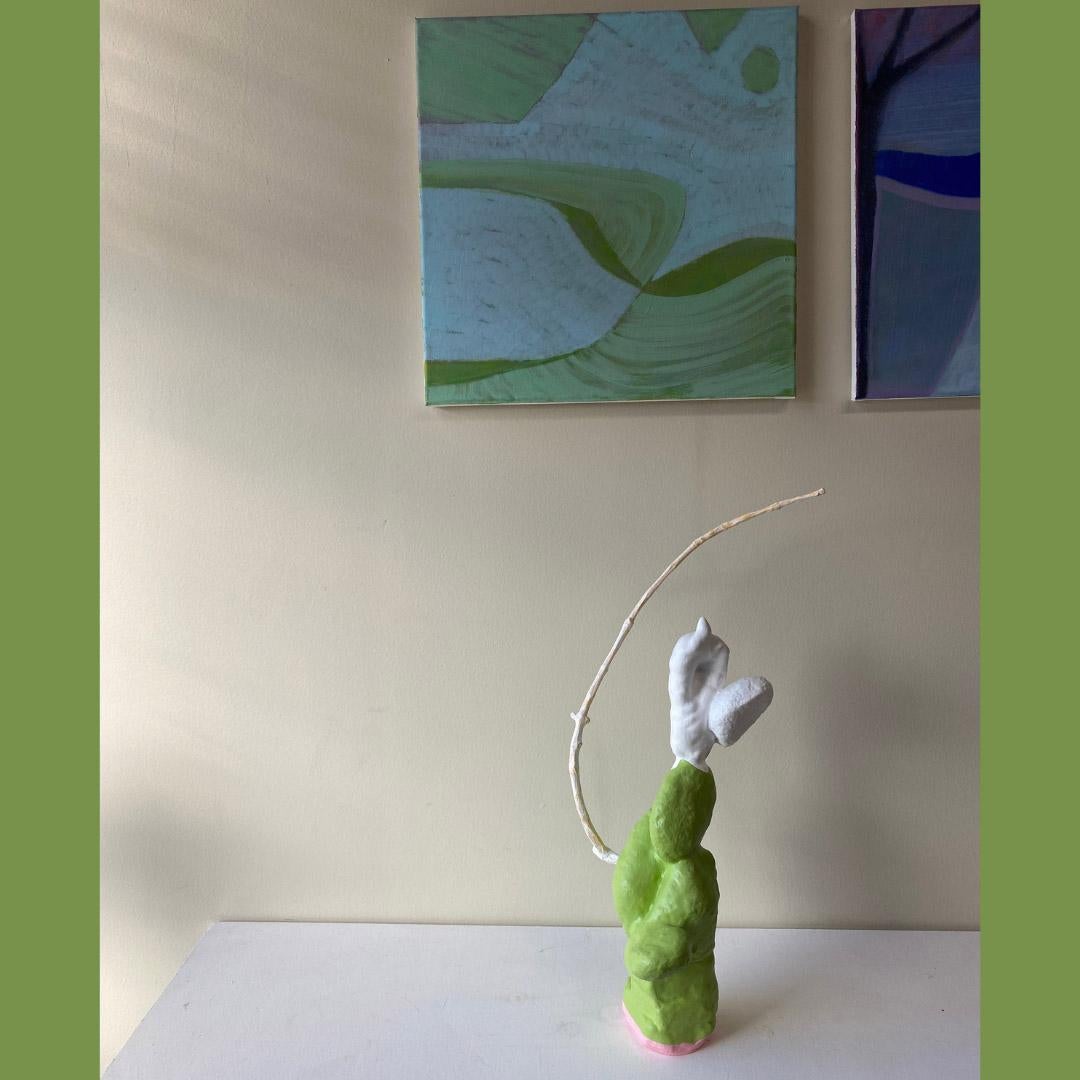 Scultura concettuale contemporanea in ceramica Greene & Greene, artista femminile, oggetto unico - Sculpture di Roberley Bell