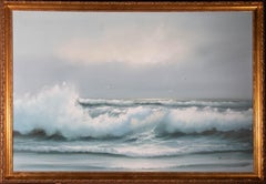 Robert - Large Contemporary Oil, Waves at First Light