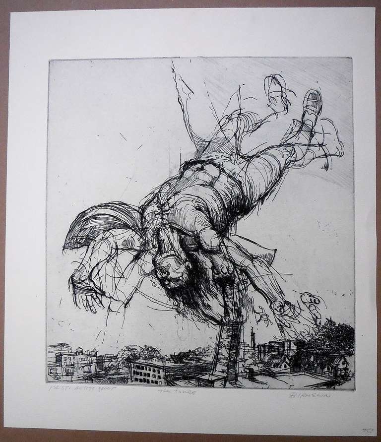 Figurative Print Robert A. Birmelin - La Tour