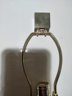 Lampe du milieu du siècle Robert Abbey Laiton et marbre noir