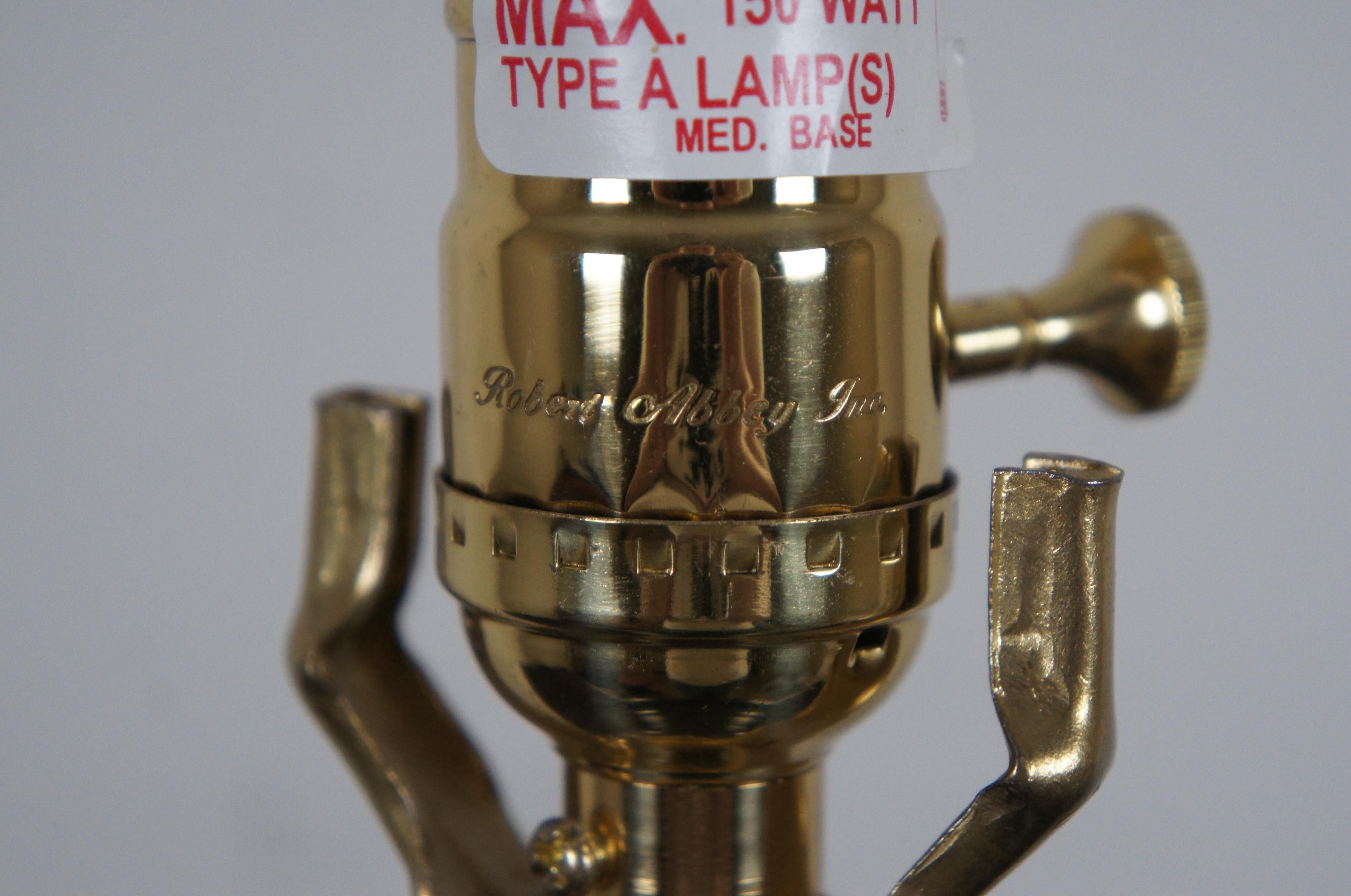 Robert Abbey Templeton lampe de bureau avec urne à trophée en bronze et abat-jour Empire 7102G en vente 5