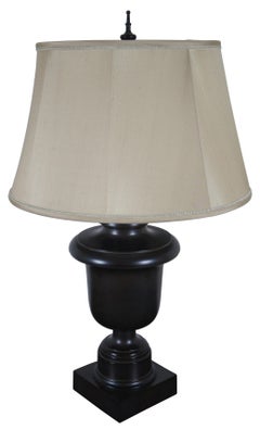 Robert Abbey Templeton Bronze Trophy Urn Table Lamp Empire Shade Light