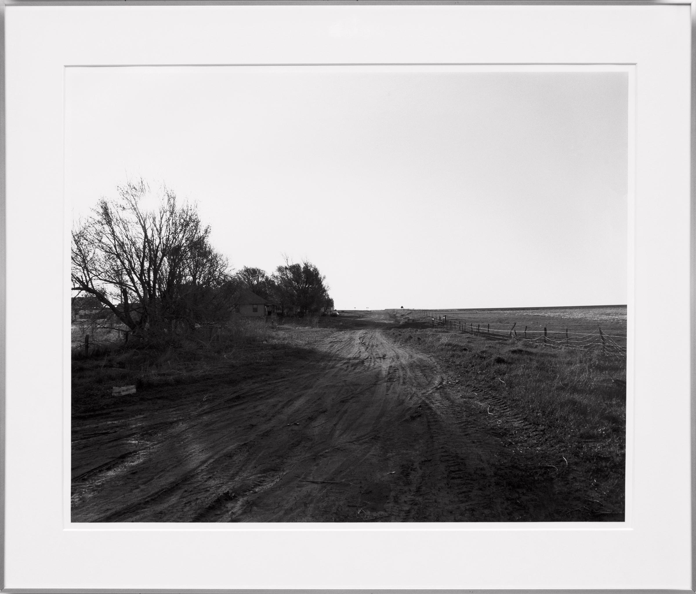 Robert Adams Landscape Photograph - Edge of Briggsdale, Colorado, 'Missouri West' series, Black & White Landscape