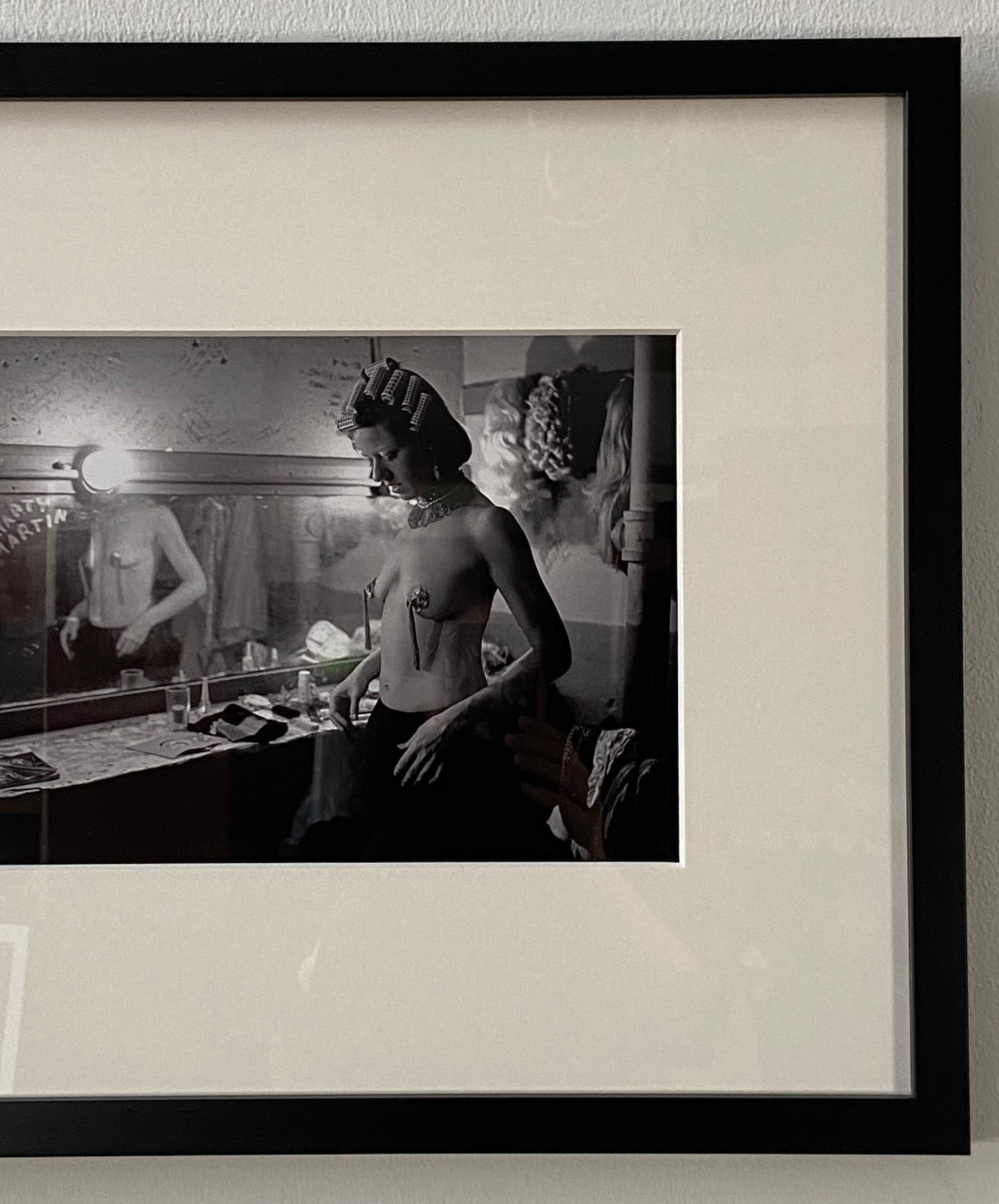 Robert Adler
Untitled - Troc Burlesque Theater #6
Gelatin silver print
Image Dimensions: 8 7/8 x 12 7/8 inches  (22.5 x 32.7 cm)
Paper Dimensions: 15 7/8 x 20 inches  (40.3 x 50.8 cm)