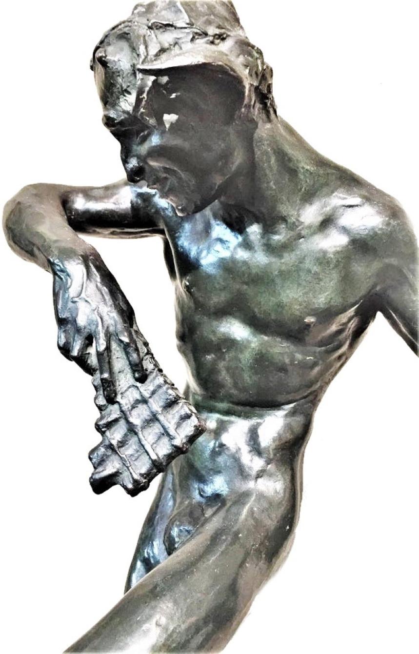 Robert Aitken, A Dance, American Art Deco Patinated Bronze Sculpture circa 1920s 1