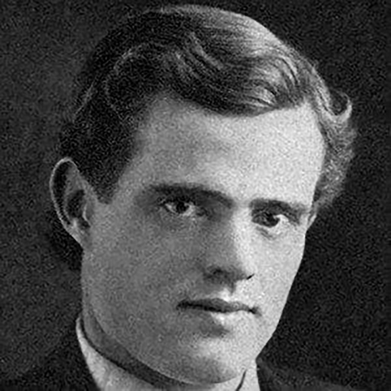 Early 20th Century Likeness of Jack London
Wonderful portrait of a gentleman with a striking likeness to Jack London by Robert Alexander Graham (American, 1873 - 1946). Attribution of artist and sitter on stretcher bar. Condition: Previously