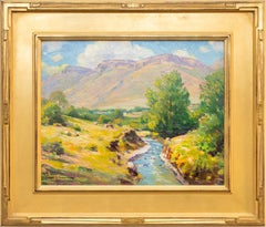 North Table Mountain (Landschaft in der Nähe von Golden, Colorado), Ölgemälde, frühes 20. Jahrhundert