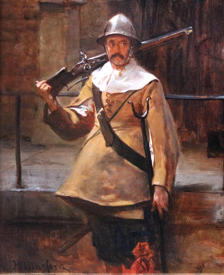 Robert Alexander Hillingford 19th Century English Civil War Oil