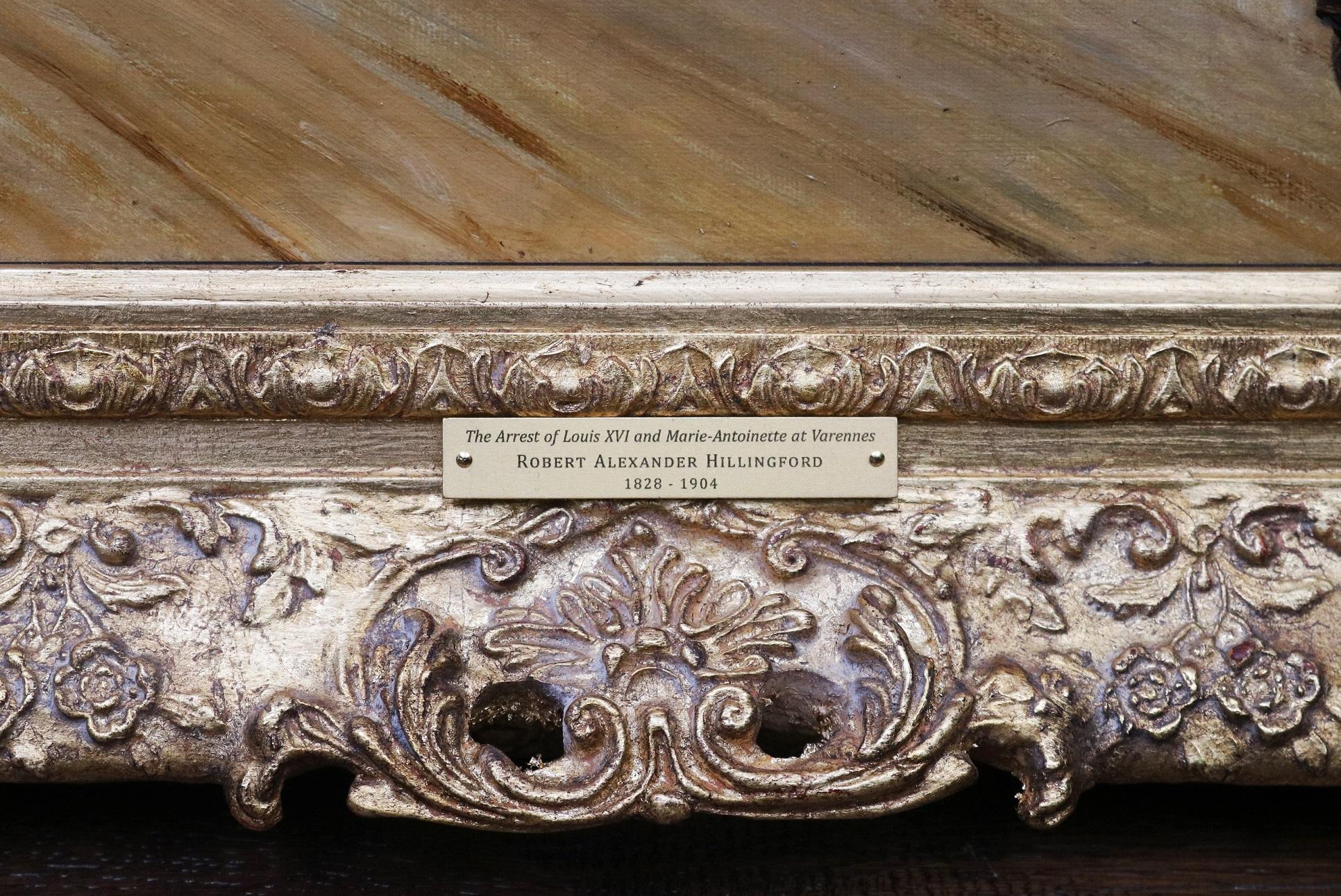 Re Luigi XVI e Marie Antoinette - Pittura ad olio del XIX secolo Rivoluzione francese 6