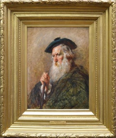 The Highlander - 19th Century Portrait Oil Painting of Scottish Highlander