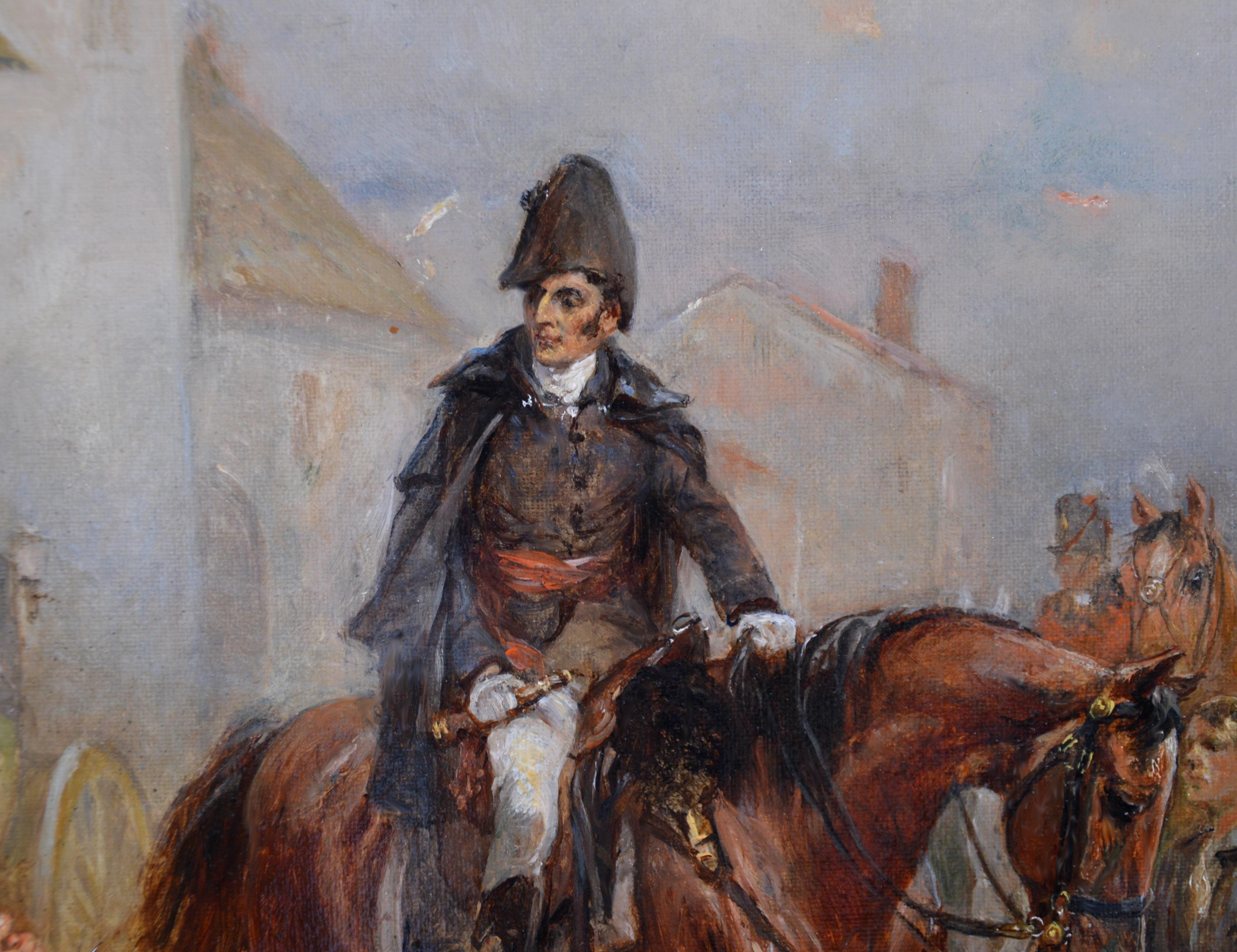 Wellington before Waterloo - 19th Century Oil Painting Duke Battle Napoleon War 2