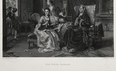 The White Cockade, incisione romantica dopo Robert Alexander Hillingford