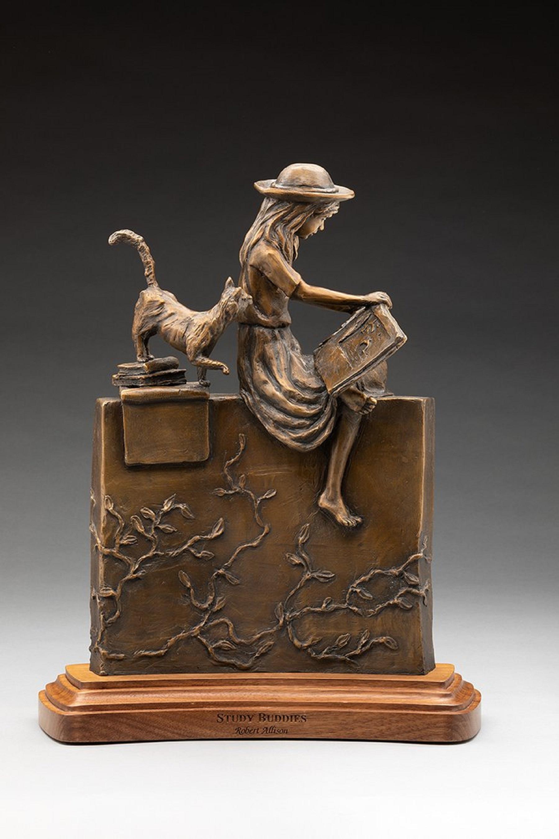 Study Buddies - Sculpture by Robert Allison