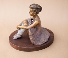 «Tiny Dancer», escultura de bronce de una bailarina, estilo realista, edición 3/20