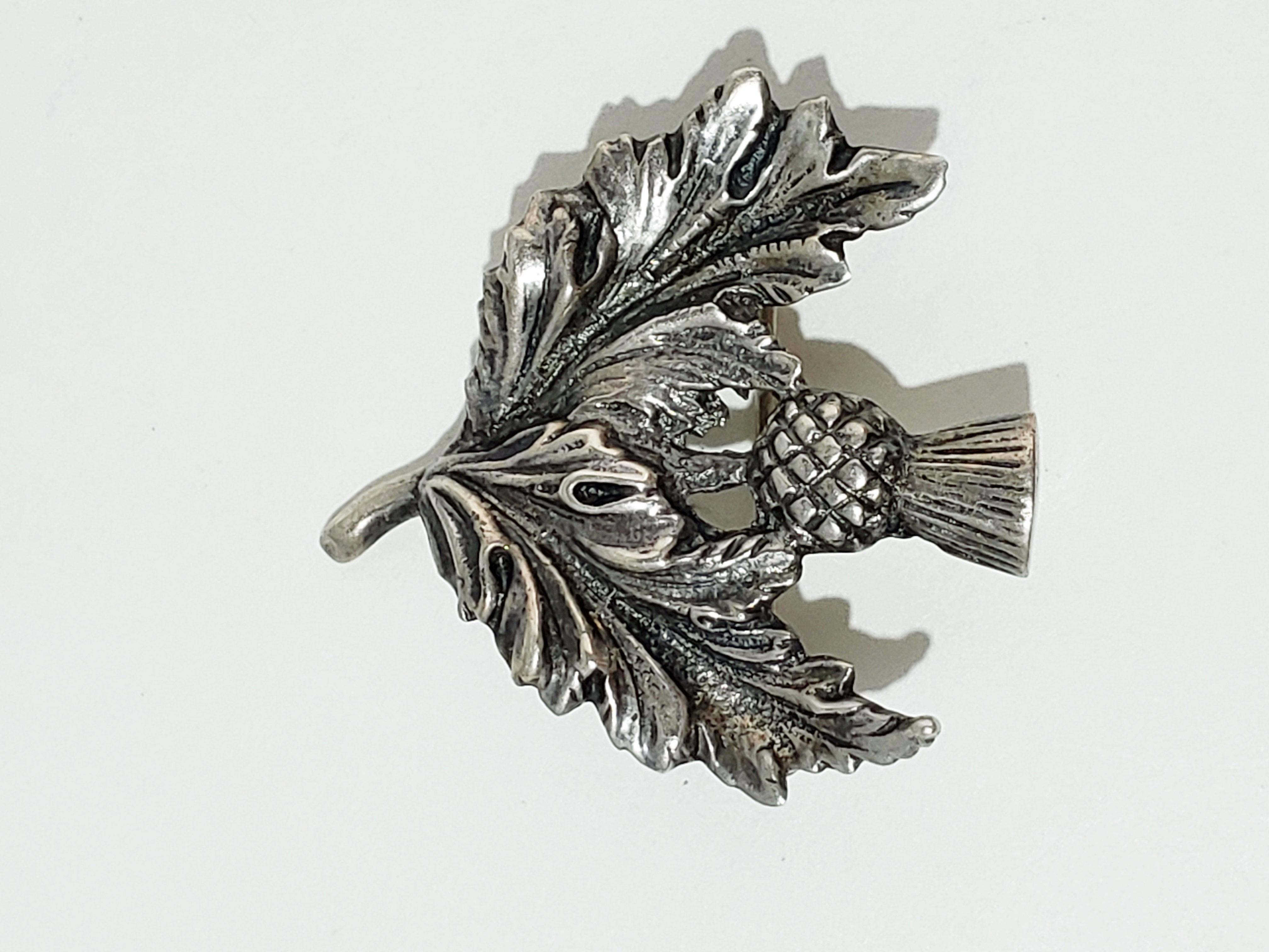 robert allison silver brooch