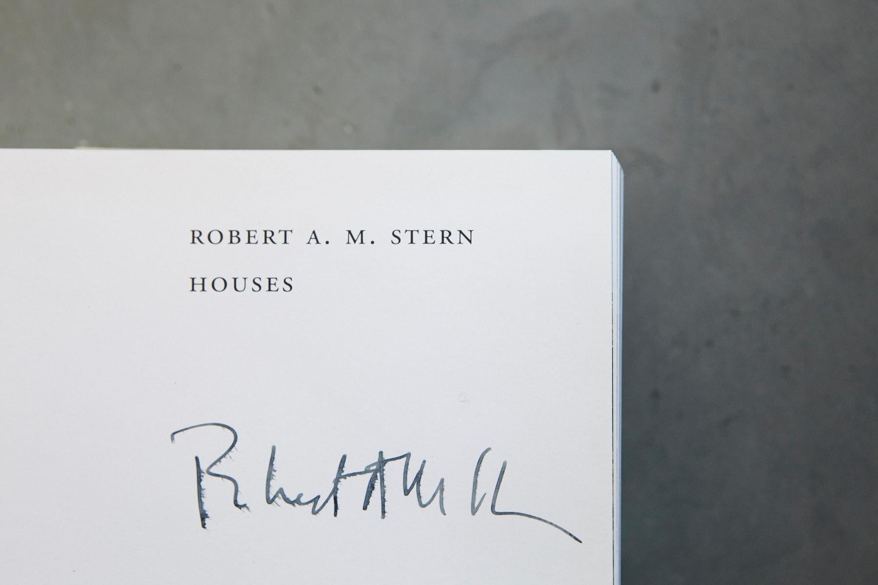 American Robert A.M. Stern, Houses, First Edition, 1997, Signed