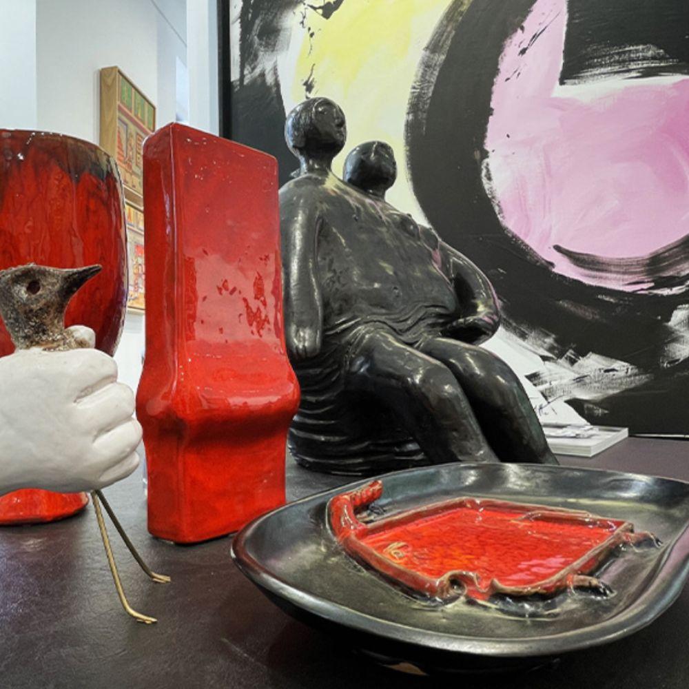 Vide Poche Taureau - Sculpture de Robert & Jean Cloutier