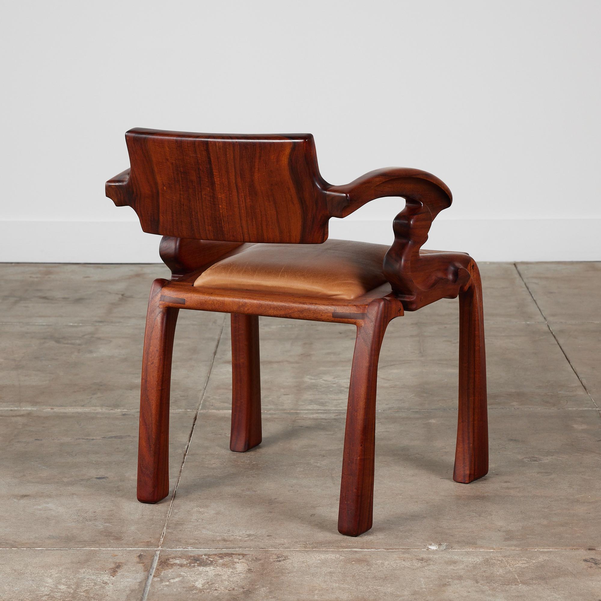 Leather Robert and Joanne Herzog Studio Craft Armchair