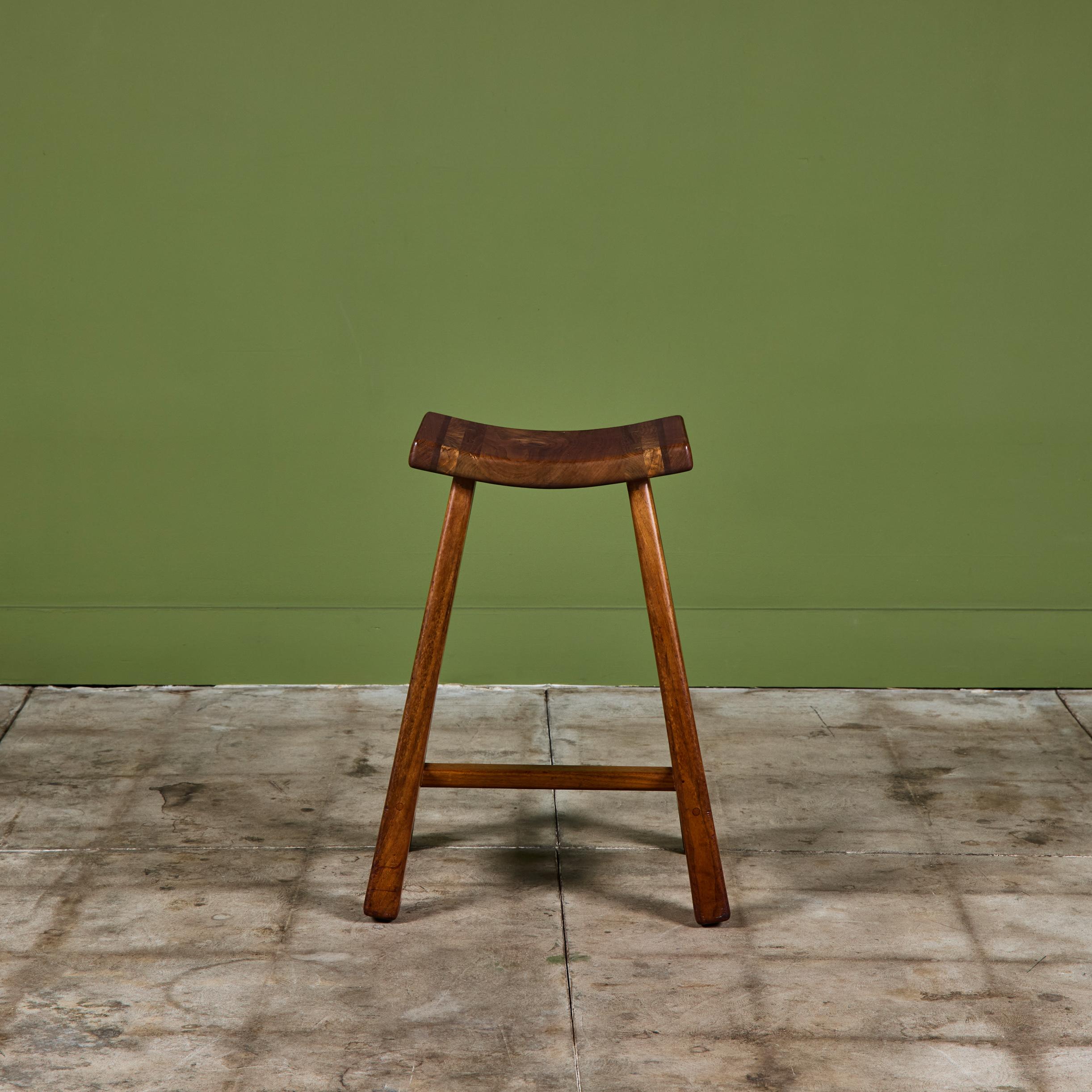 Robert and Joanne Herzog Studio Craft Guitar Stool In Good Condition For Sale In Los Angeles, CA