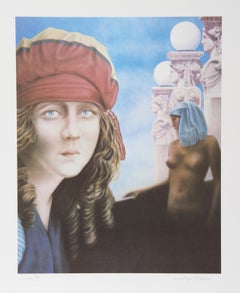 Easier to Change the Past, Surrealist Lithograph by Robert Anderson