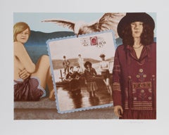 Expecting to Fly, Surrealist Lithograph by Robert Anderson