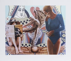 Heart Mender, Surrealist Lithograph by Robert Anderson