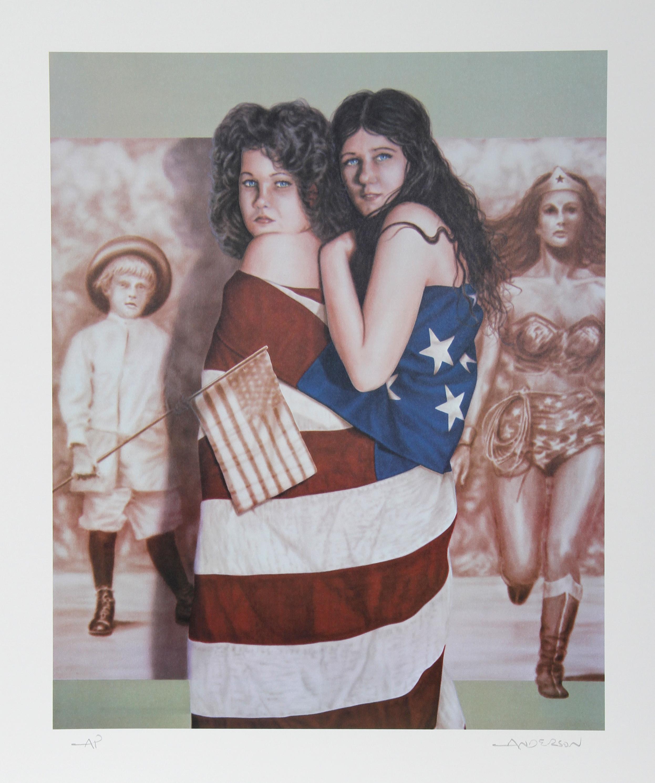 Dames multicolores
Robert Anderson, Américain (1945-2010)
Date : 1980
Lithographie, signée et numérotée au crayon
Edition de 250, AP
Taille de l'image : 22 x 18 pouces
Taille : 73,66 cm x 58,42 cm (29 in. x 23 in.)