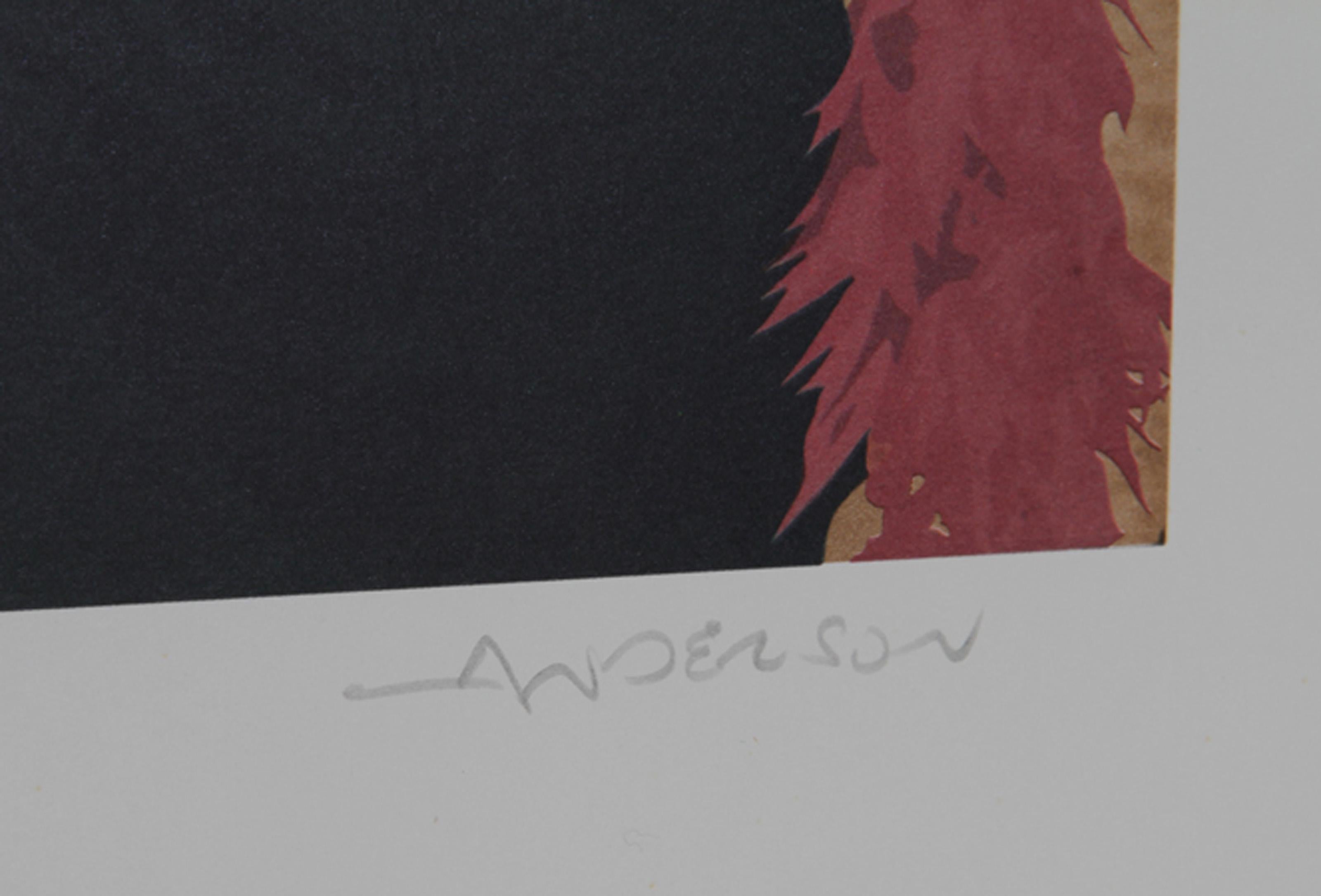 La Asociación, litografía surrealista de Robert Anderson en venta 1
