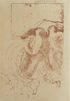 Battledore (Girls Playing Tennis).