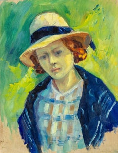 Portrait of Geneviève Pinchon in a Hat