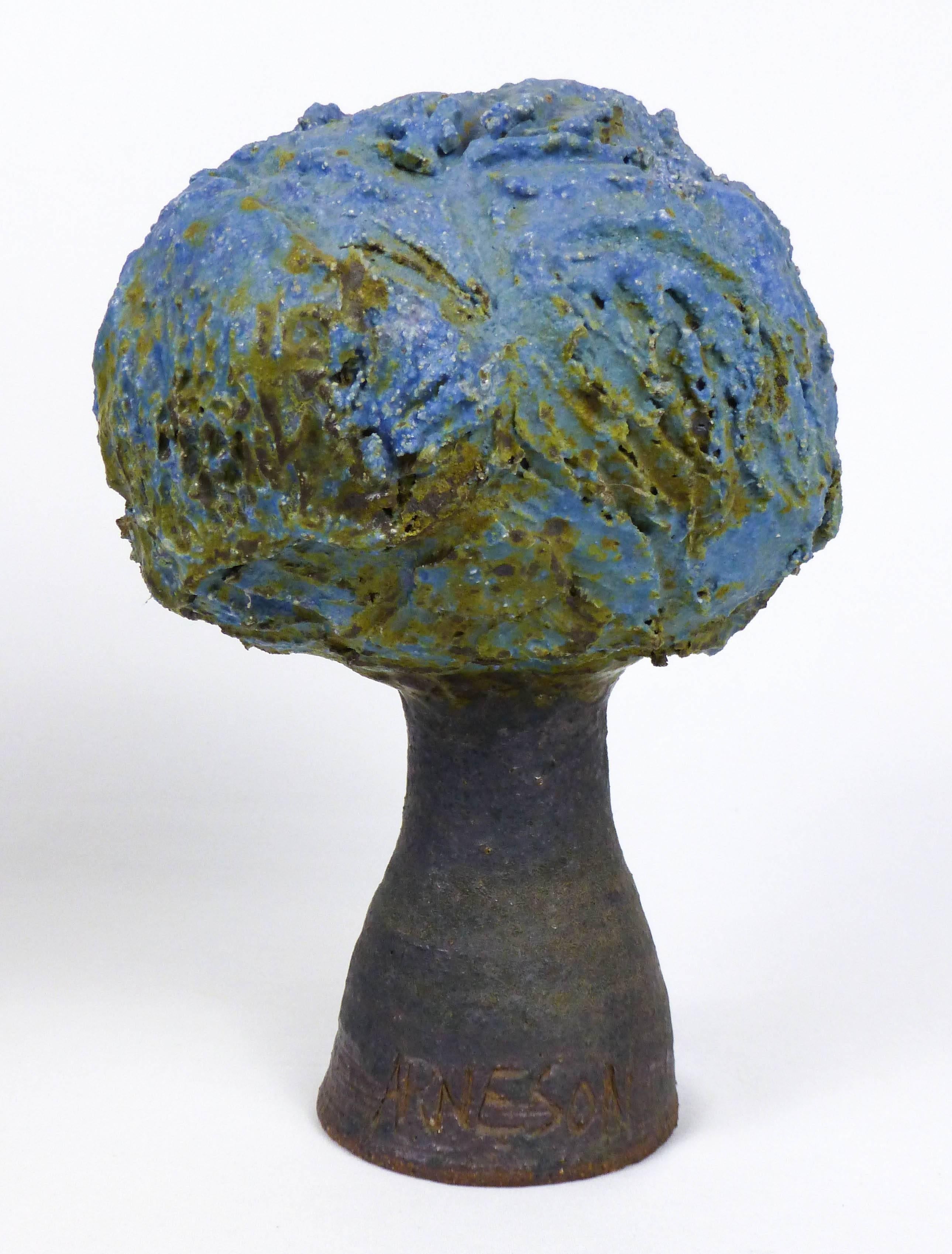 Robert Arneson Abstract Sculpture - Tree Pot