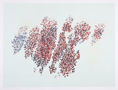 Autumn Leaves Always, Abstract Expressionist Screenprint by Robert Goodnough