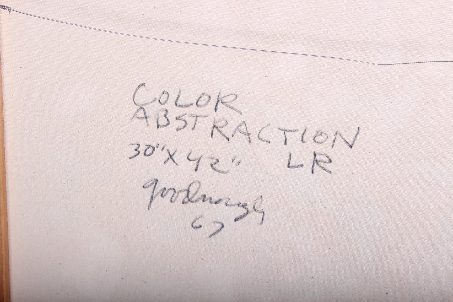 Robert Arthur Goodnough, Color Abstraction LR, 1967 6