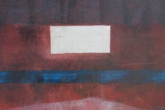 "Medallion" Circular Red Abstract