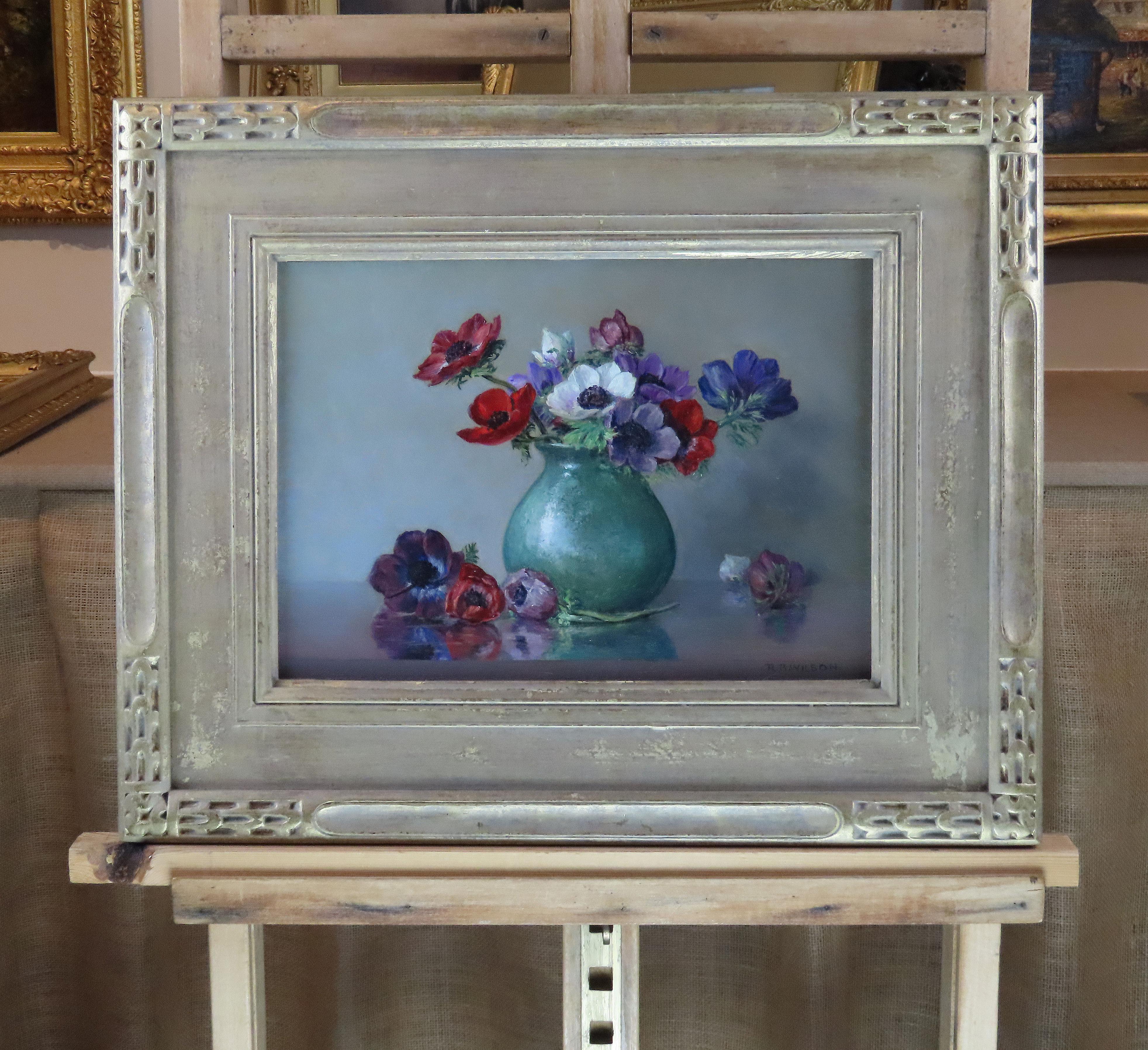 Original Öl auf Leinwand, ROBERT B. WILSON, „Anemones“, Ölgemälde im Angebot 1