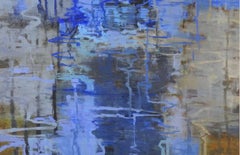 Shallows, Abstrakte Landschaft, Ölgemälde