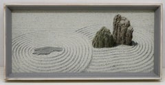 ROBERT BANKS (1911-2000) Aquarelle japonaise des années 1970 signée Totekiko Ryogen-In